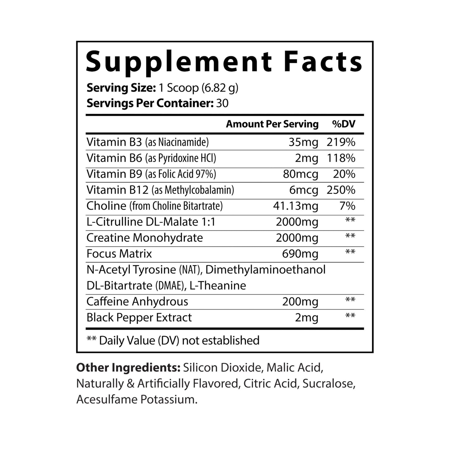Pre-Workout Punch, Fruit Punch (204g, 7.1oz)