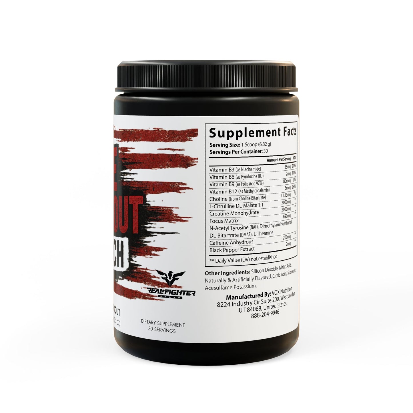 Pre-Workout Punch, Fruit Punch (204g, 7.1oz)