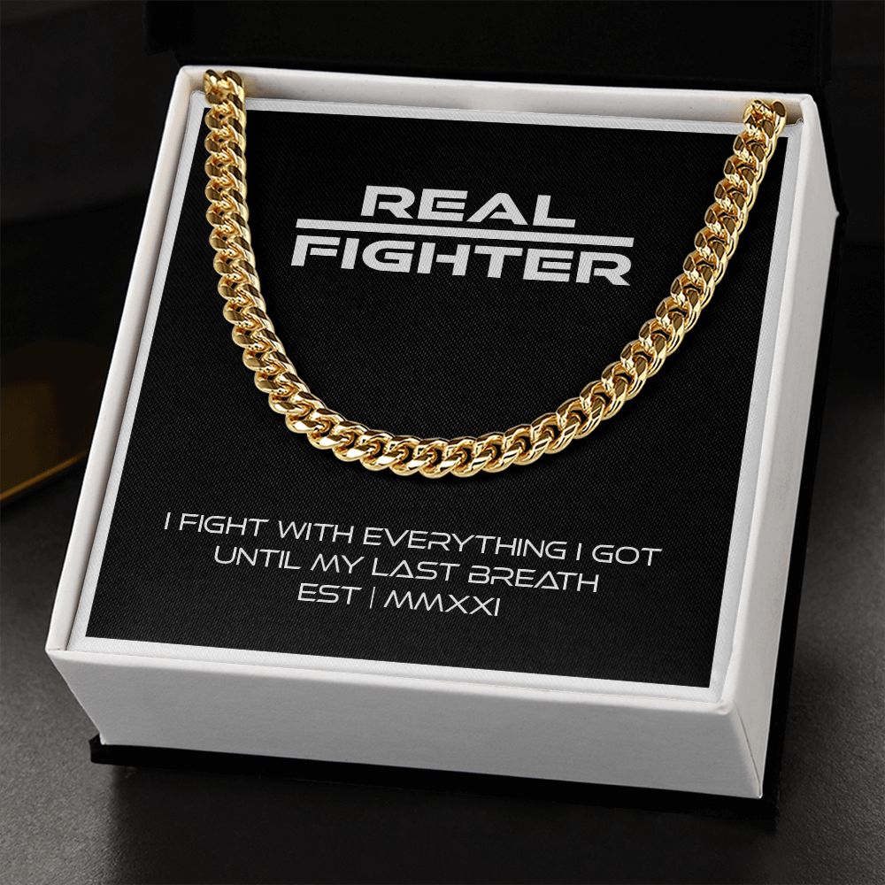 Real Fighter Brand™ Cuban Link Chain