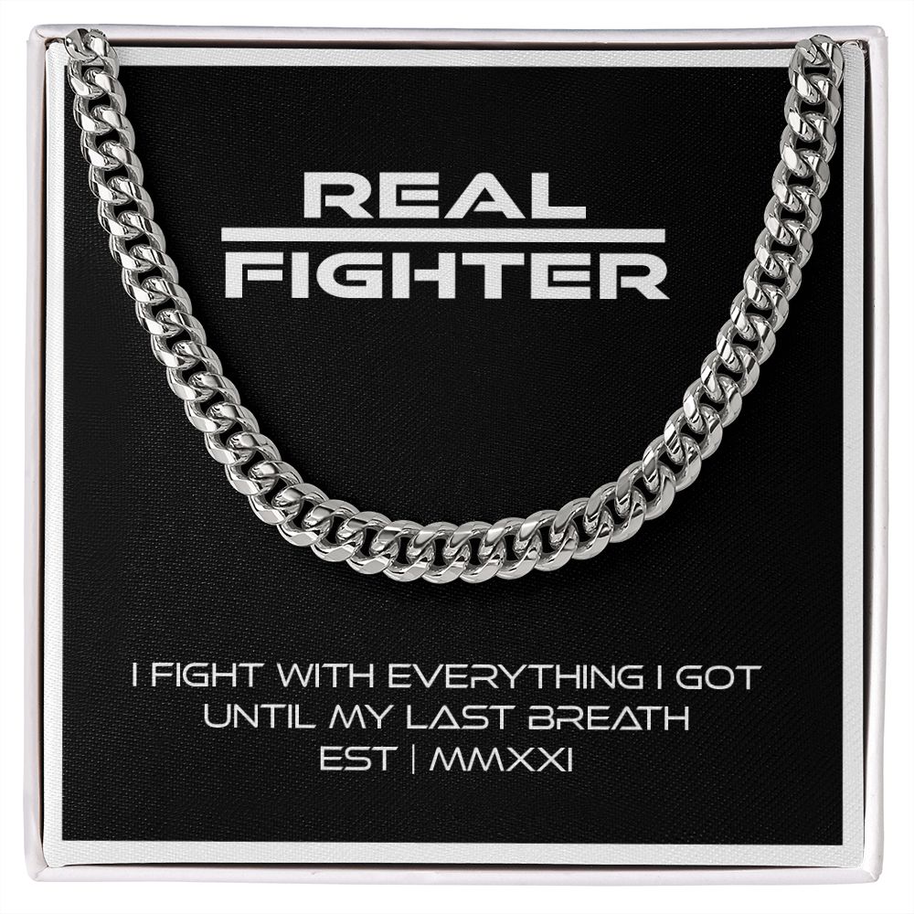 Real Fighter Brand™ Cuban Link Chain