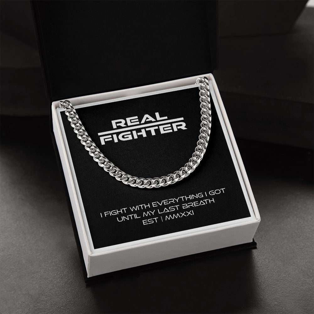Real Fighter Brand™ Cuban Link Chain