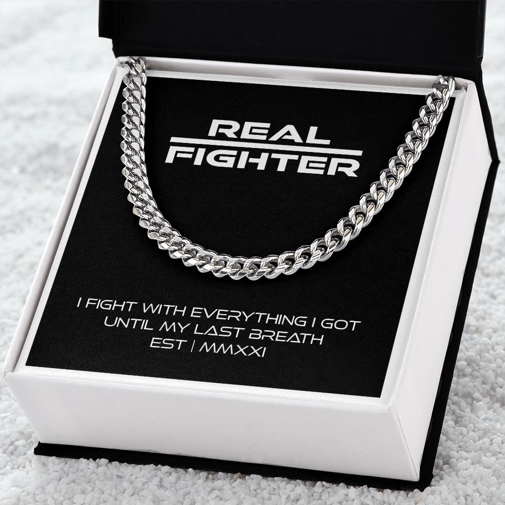 Real Fighter Brand™ Cuban Link Chain
