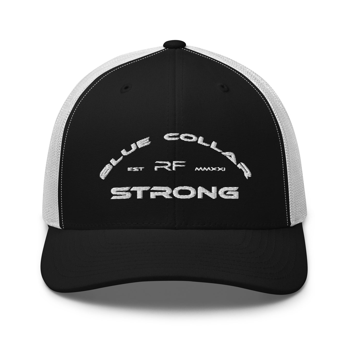 Blue Collar Strong Trucker Hat