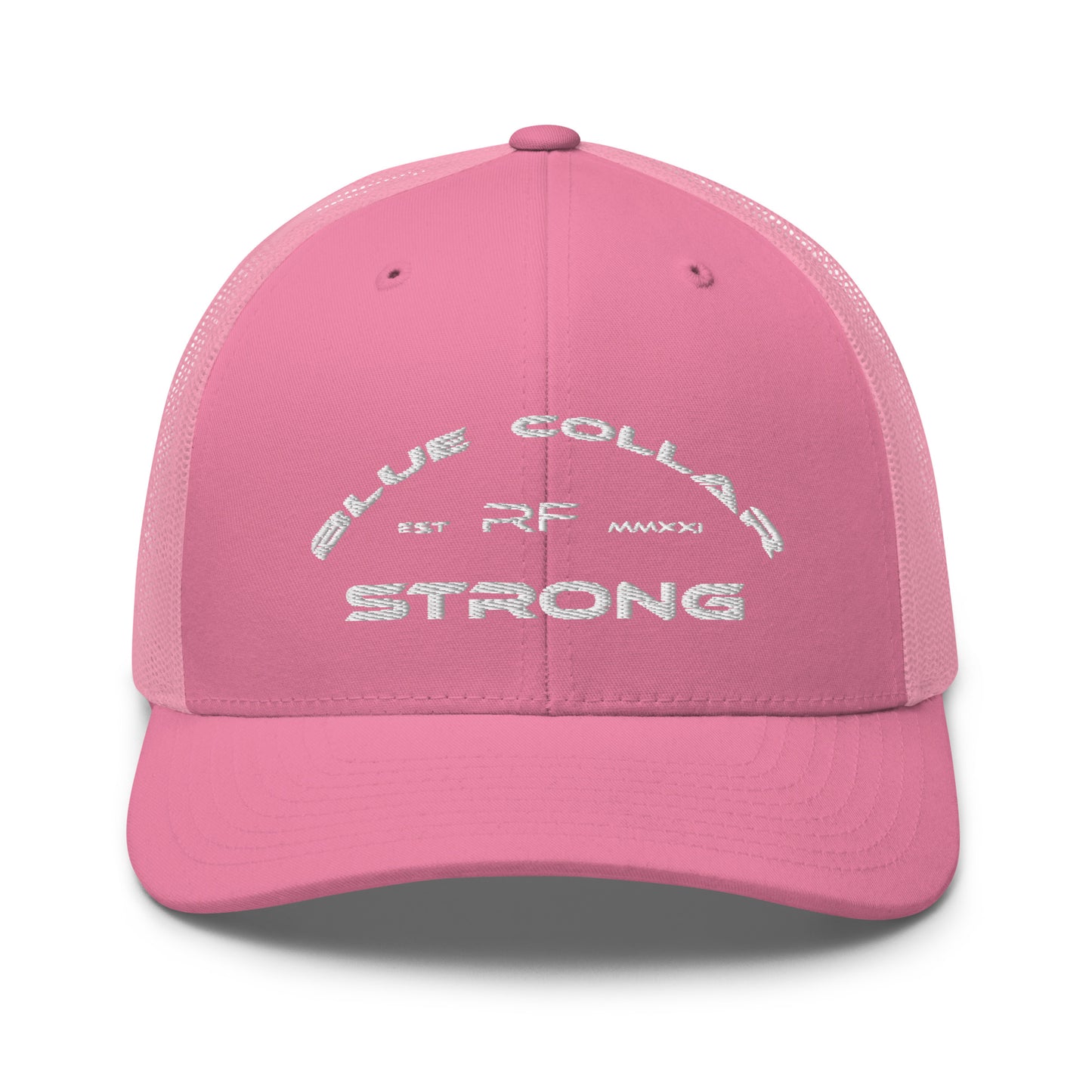 Blue Collar Strong Trucker Hat