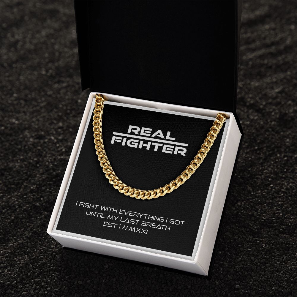 Real Fighter Brand™ Cuban Link Chain