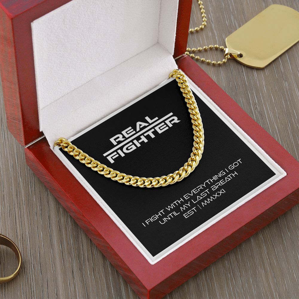 Real Fighter Brand™ Cuban Link Chain
